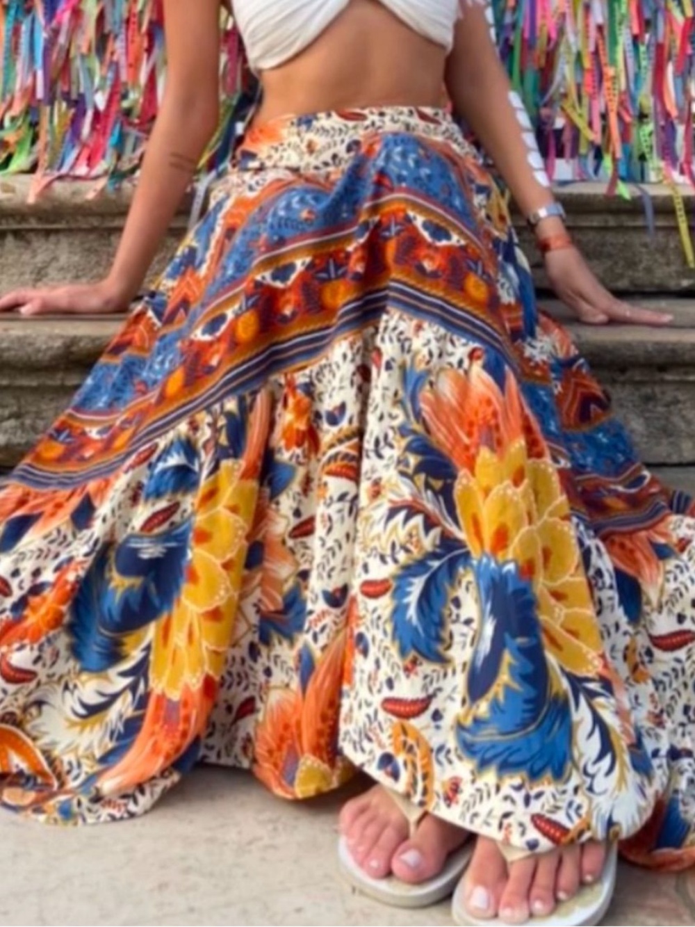 FARM Rio Luang Maxi Skirt
